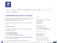 iris-hamburg.org Webseite Vorschau