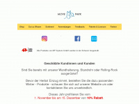 moveandpark.ch Webseite Vorschau