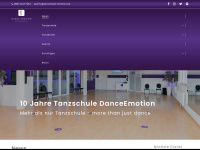 tanzschule-emotion.de Webseite Vorschau