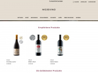 mojevino.ch Webseite Vorschau