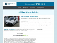 schlüsseldienst-halle-24.de Webseite Vorschau