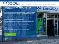 sanitätshaus-labianca.de Webseite Vorschau