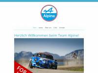 renault-alpine-a110.de Webseite Vorschau