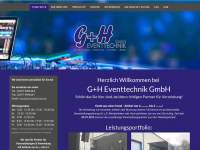 gh-eventtechnik.de Webseite Vorschau
