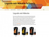 liquids-mit-nikotin.ch Webseite Vorschau