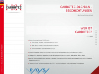 carbotec-dlc.com Webseite Vorschau