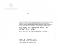 hagemann-tischlerei.de Webseite Vorschau