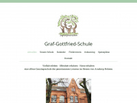 graf-gottfried-schule.de Webseite Vorschau