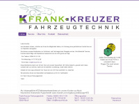 kreuzer-kfz.de Webseite Vorschau