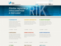 rik.ee Webseite Vorschau