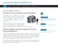 sachverständige-immobilien.com Webseite Vorschau