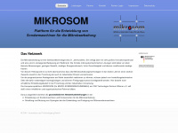 mikrosom.de Webseite Vorschau