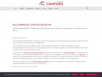 confides-mediation.de Webseite Vorschau
