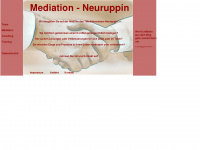 mediation-neuruppin.de Webseite Vorschau