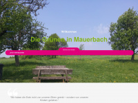 gruenemauerbach.at Webseite Vorschau