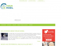 forum-mobil.at Webseite Vorschau