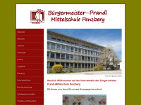 mittelschule-penzberg.de Webseite Vorschau