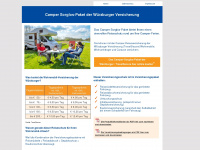 camper-reiseversicherung.de Webseite Vorschau