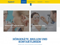 hoergeraete-brillen-lihra.de Webseite Vorschau