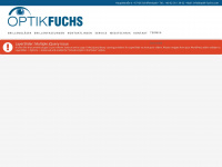 optik-fuchs.com Webseite Vorschau