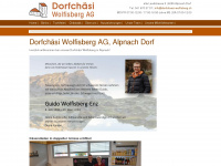 dorfchaesi-wolfisberg.ch Webseite Vorschau