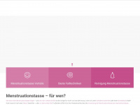 meine-menstruationstasse.de Webseite Vorschau