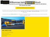 autoservice-hirsch.de Webseite Vorschau