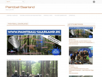 paintball-saarland.de Webseite Vorschau