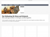 zeitshop.ch Webseite Vorschau
