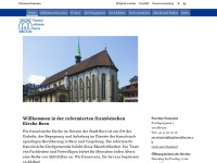 egliserefberne.ch Webseite Vorschau