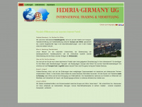 federia-germany.com Webseite Vorschau