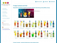 einfache-cocktails.at Webseite Vorschau