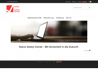 safetycenter-shop.ch Webseite Vorschau