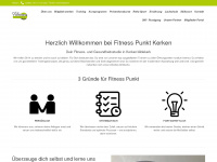 fitnesspunkt-kerken.de Webseite Vorschau
