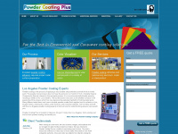 powdercoatingplus.com Webseite Vorschau