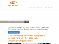car-klinik.at Webseite Vorschau