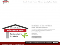 foerderverein-seniorenheim-st-nikola.de Webseite Vorschau