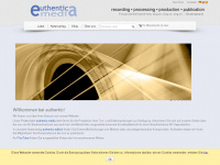 euthentic.eu Webseite Vorschau