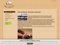 rohe-vegane-bioschokolade.com Webseite Vorschau