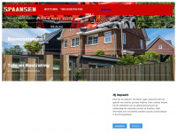 spaansen.nl Webseite Vorschau