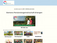 siemens-pensionärsgemeinschaft-erlangen.de Webseite Vorschau