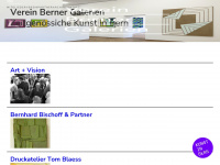 bernergalerien.ch Webseite Vorschau