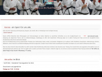 karate-sochin-flaeming.de Webseite Vorschau