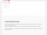 freimuth-bauconsult.de Webseite Vorschau