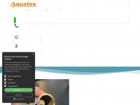 aquatex.dk Webseite Vorschau