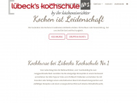 luebecks-kochschule.de Webseite Vorschau