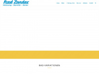 zander-bad.de Webseite Vorschau