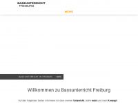 bassunterricht-freiburg.com Webseite Vorschau