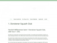 squash-dorsten.de Webseite Vorschau