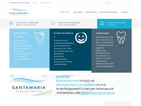 zahnarzt-santamaria.de Webseite Vorschau